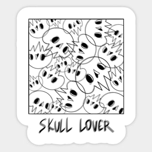 Skull Lover Sticker